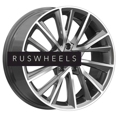 Диски Premium Series 7,5x18/5x114,3 ET45 D60,1 КР010 (RAV4) Diamond Gloss Graphite