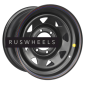 Диски Off-Road Wheels 8x16/6x139,7 ET30 D110 Тойота/Ниссан/L200 2005+ (треуг. мелкий) Черный (с увелич.полкой под суппорт)