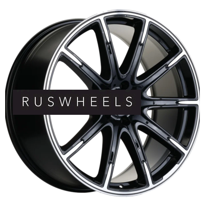 Диски Khomen Wheels 10,5x21/5x112 ET30 D66,6 KHW2102 (GLS class) Black-FP