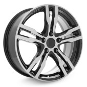 Диски Вектор  В193  7,0\R17 5*114,3 ET50  d67,1  Алмаз черный  [19307AB]