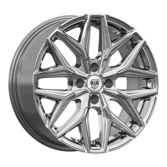 Диски КиК 7,0\R17 5*112 ET40 d57.1 Дарк платинум