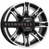 Диски КИК 7,5x16/6x139,7 ET30 D100,1 Полюс (КС609M) Алмаз черный Диски КИК 7,5x16/6x139,7 ET30 D100,1 Полюс (КС609M) Алмаз черный