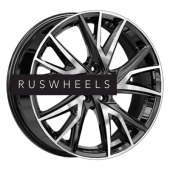 Диски КИК 6,5x18/5x114,3 ET37 D66,6 Кайлас (КС1054) Алмаз черный