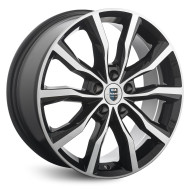 Диски КиК 7.5\R18 5*114.3 ET35 d67.1 Алмаз черный