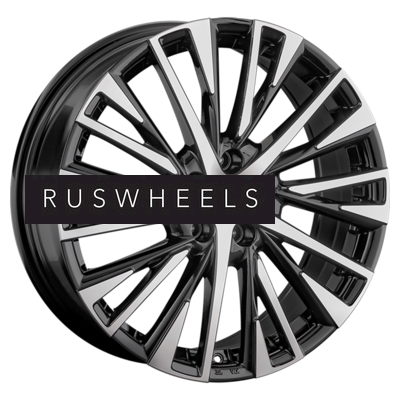 Диски Replay 7x19/5x108 ET33 D60,1 CHR100 BKF (конус, C570)