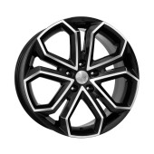 Диски КиК 8.5\R19 5*114.3 ET45 d64.1 Алмаз черный
