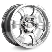 Диски КиК 8,0\R16 5*139.7 ET-15 d110.1 Дарк платинум