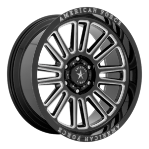 Диски American Force Cast AC003 WEAPON Gloss Black Milled 20×10 6X139.7 -18