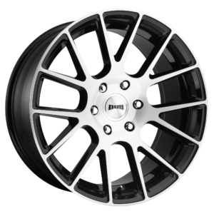 Диски DUB S206 LUXE GLOSS BLACK BRUSHED